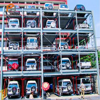 Tower Parking Automated Smart Car Vertical Elevator Parking System - Qingdao Hydro Park Machinery Co., Ltd. - China