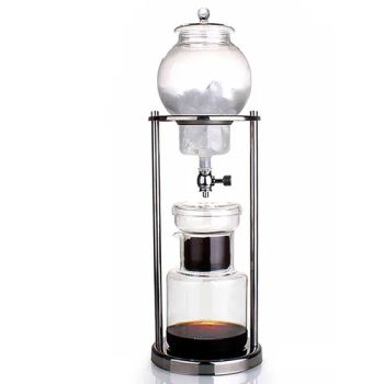 Steel Stand 500ml Iced Drip Cold Brew Coffee Maker MOQ 5 Pieces Single Material Glass Model NO. XC-CM07 Origin Hebei - Hebei Xingchen Glass Technology Co., Ltd. - China