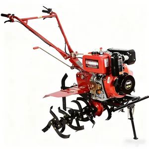 Diesel Engine Power Tiller Farm Machine Agricultural Mini Tiller - Baoding Kundong Import and Export Trading Co., Ltd. - China