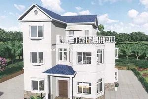 Prefab Houses Light Guage Steel Frame Light Steel Structure Villa 3-22 - Tianjin Longlong Metal Products Factory - China