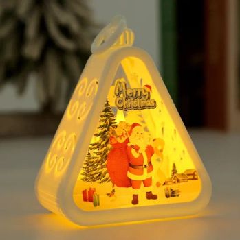 New Christmas Decoration Gift Plastic Crafts LED Night Light Atmosphere Props Ornaments Party Decoration Gift - Market Union Co. Ltd. - China