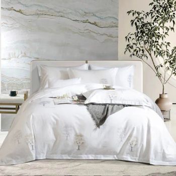 Egypt Cotton 1000tc High Luxury Hotel Duvet Cover with Pillowcases All Sizes - Nantong Victoria Import and Export Co., Ltd. - China