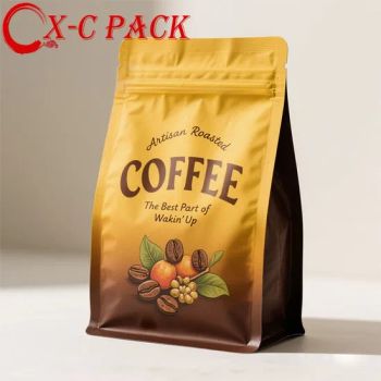 Custom Brand Coffee Bean Bag 250g-500g-1kg Ziplock Standup NonTransparent Waterproof MOQ100 1Y BRC FSC SGS - Qingdao Jinxucheng International Trade Co., Ltd. - China