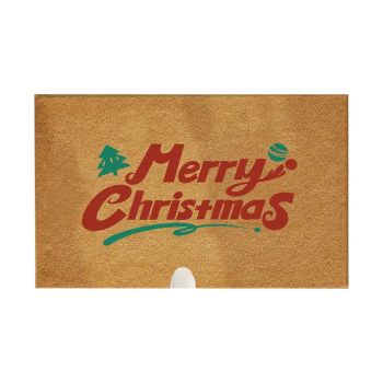 Merry Christmas Entrance Coconut Door Mat Rubber Backing Outdoor Coir Mat - Ningbo Silva Industrial Co., Ltd. - China