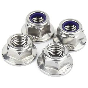 M6 - 6mm Flange Nylon Nuts Stainless Steel Flange Nylon Insert Locking Nut with Cheap Price - Fastener Group (Anhui) Co., Ltd - China