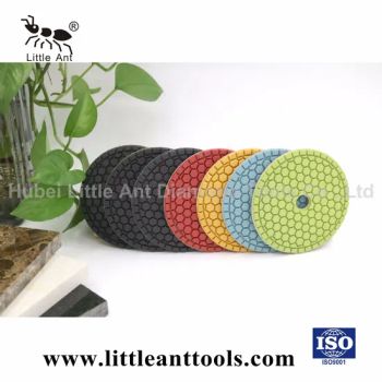 4 100mm Diamond Flexible Wet Polishing Pad - Hubei Little Ant Diamond Tools Co., Ltd. - China