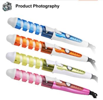 Spiral Curl Ceramic Coating Hair Curling Iron Origin Wenzhou Display Type LED HS Code 8516320000 Trademark Your logo Model NO. - Yueqing Fiy Electric Co., Ltd. - China