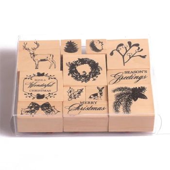 Wooden Educational Toy Stamp Set Color Box OEM 150M Sets Type Puzzle Color Color Origin China Material Wood Trademark OEM - Ningbo Colorswoo Art Supply Co., Ltd. - China