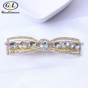 Rhinestone Crystal Duck Bill Bling Bow Hair Clips Fashion Hair Accessories - Longyuan (Guangzhou) Industrial Development Co., Ltd. - China