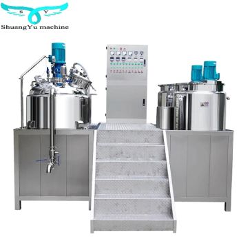 Vacuum Emulsifying Mixing Machine for Hand Moisturizer and Other Cosmetic Cream - Guangzhou Shuangyu Machinery Co., Ltd. - China