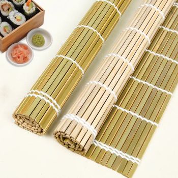 Sushi Making Tools/Sushi Bamboo Roll/Laver Roll Rice White Curtain/Sushi Tool Set/Green Skin Sushi Mat/Seaweed Rice and Vegetable Roll Bento Tools - Shuifu Huiyang Agricultural Technology Co., Ltd. - China