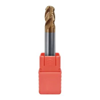 HRC58 Tisin Coated Corner Raduis Carbide End Mills 2/4 Flutes - Changzhou Hongjian Tools Co., Ltd. - China