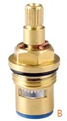 Brass Spindle for Angle Valves Faucets Ceramic Cartridge Origin China Rotary Fixed Style Classic Trademark N/N Material - QINGDAO C AND C INTERNATIONAL TRADE CO., LTD. - China