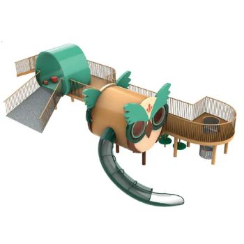 Customized Design Outdoor Large Playground Equipment PE Board Outdoor Playground Toys Set Playground Slide - Free Market Co.,ltd - China