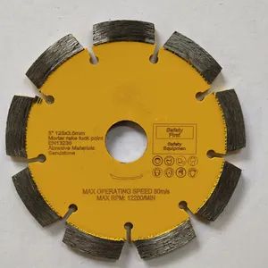 125mm Diamond Cutting Disk Concrete Mortar Raker Tuck Point Laser Welded Saw Blades - Johnson Tools Manufactory Co., Ltd. - China