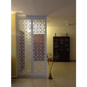 Contemporary Living Room Wall Dividers Material Wooden Design Customized Application Home or - Aura Design Works - India