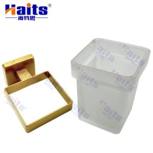 Bathroom Accessories Cup Holder Toothbrush Holder Single Tumbler Holder with Glass Cup - Jiangmen Tianhao Hardware And Electric Appliance Co.,Ltd - China