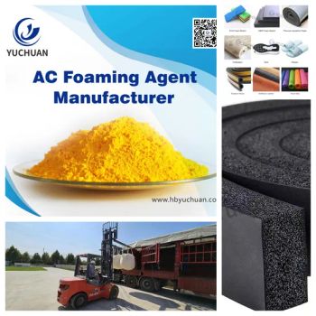 Plastic Additives/Rubber Auxiliary Blowing Agent for PS, PE, PU, PVC, EVA, TPR From Yuchuan Factory - Hubei Yuchuan New Materials Technology Co., Ltd. - China