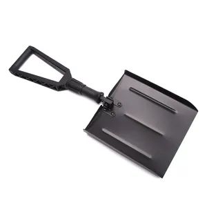 Aluminum Alloy Shovel Head Collapsible Shovel with Fiberglass Handle Camping Spade Snow Hand Tools Folding Shovel - Jiangsu Smile Tools Co., Ltd. - China