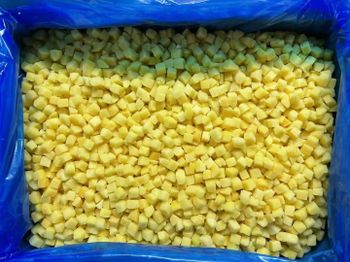 IQF yellow peaches cubes Shape Whole Grade A, Grade A Storage Process Iqf Type Iqf Yellow Peach Place of Origin Shangdong China - Shandong guohai Imports and exports Co., ltd - China