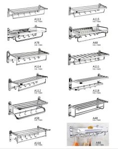 Washroom Stainless Steel Bath Towel Rack - FOSHAN L'OASIS SANITARY WARE CO.,LTD - China