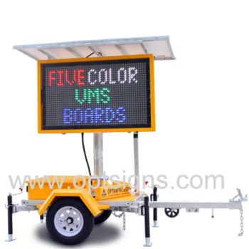 Solar Systems Vms Traffic Signal Trailer Warning Road Construction Signs - OPTRAFFIC CO., LTD. - China