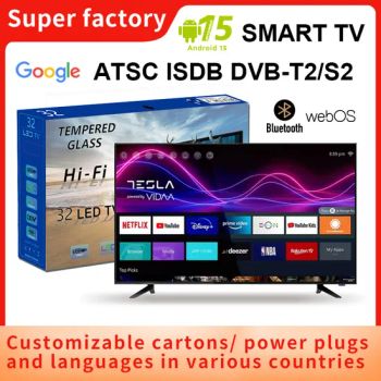 2025 Hot Sale Large Panel LED TV 32 46 50 55 65 75 85 Inch Smart TV Android FHD 4K Customized LCD OLED TV for Sale - Hongxi Technology (Guangzhou) Co., Ltd. - China