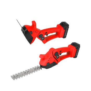1200 Rpm Cordless Grass Shears 2 in 1 Mini Handheld Grass Hedge Trimmer Electric Bush Cutter Adjustable Rotary Angle Trimmer - ZHEJIANG SHALL TOOLS CO., LTD. - China