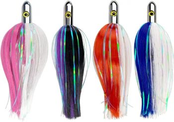 9 Inches Ilander Style Saltwater Trolling Lure, Bullet Head Tracker Fishing Lures with Flashers, for Sailfish, Dolphin, Mackerel, Wahoo and More - Weihai Lotus Outdoor Co., Ltd. - China