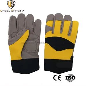 Cow Leather Sport Working Safety Driver Work Gloves for Mens Origin China Trademark OEM HS Code 6116100000 Thickness Thickened - Qingdao Uneed Safety Products Co., Ltd. - China