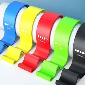 Custom Gym Fitness Exercise Band Set 5 Sizes TPE Mills Resistance Bands Elastic Latex Label Workout - Yangzhou Weller Sports Goods Co., Ltd - China