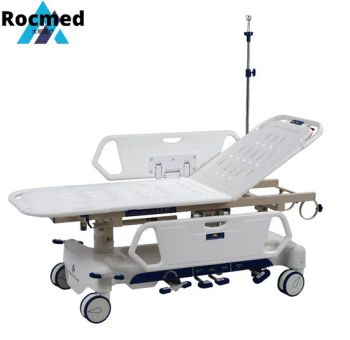 China Manufacturers Suppliers Standard Sizes Patient Transfer Emergency Room Surgical Transport Hospital Stretcher Patient Transfer Cart Price - Zhangjiagang Roc Medical Technology Co., Ltd. - China