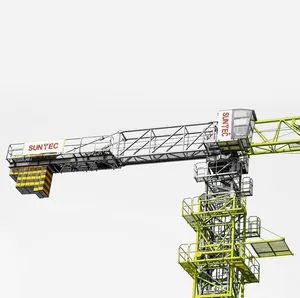 CE Approved 60m Jib Max Load 8ton 10ton Building Tower Crane Origin China Condition New Model NO. QTZ80 Trademark SUNTEC - Suntec Construction Machinery Co., Ltd. - China