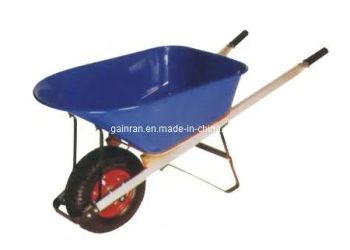 Wheel Barrow Wheelbarrow Garden Tool (WB8602) Wheel Amount 1 Style Unfolding HS Code 87168000 Model NO. WB8602 Own Weight - QINGDAO GOLDEN SOURCE INDUSTRY CO., LTD. - China