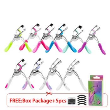2022 Amazon New Design Wholesale Eyelashes Colorful Eye Lash Curler Cosmetic Tools Private Label Custom Logo Eyelash Curler - NINGBO AOVEA IMPORT & EXPORT CO., LTD. - China