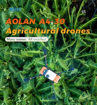 Agriculture Dron 30L 20L Professional Multi-Functional Agricultural Sprayers Drone for Farmers Use Crop Dusting Pesticide Spraying Liquid Fertilizer - Shandong Aolan Drone Science and Technology Co., Ltd. - China