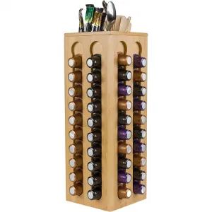 360-Degrees Rotatory Rotation, K Cup Organization Anchor Capsule Holder with Extra Space, Coffee Pod Organizer Storage for Espresso Capsule - Fujian Hoyee Household Items Co., Ltd. - China