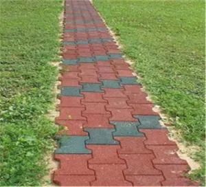 Non-Toxic EPDM SBR Garden Park Pathway Sports Gym Rubber Mats Floor Tiles - Xiamen Kingtom Rubber & Plastic Co., Ltd. - China