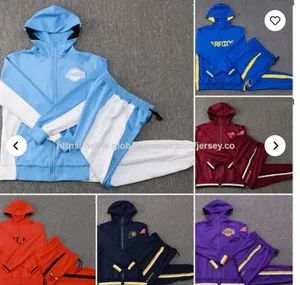 Men Basketball Tracksuit Sets Warm up Sports Basketball Wear Hoodie Track Suit - Hefei Lidong Clothing Co., Ltd. - China