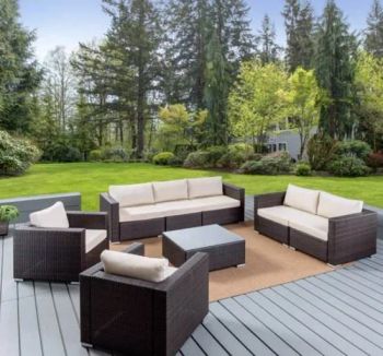 Modern Patio Sofa Outdoor Garden Furniture Leisure Sofa Rattan Garden Sets - Shenzhen CBDMART Industry Co., Ltd. - China