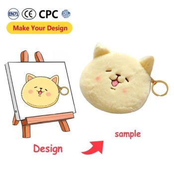 Manufacturer customizes plush toy coin purses with low minimum order quantity. Customized cute animal plush coin purses - Yangzhou City Caisheng Handicraft Product Co., Ltd. - China
