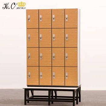 HPL Gym Locker Public Beach Storage Lockers Room Origin China Condition New Trademark KCrowne Model NO. Locker 8 HS Code - Hangzhou Kingcrown Construction & Decoration Material Co., Ltd. - China