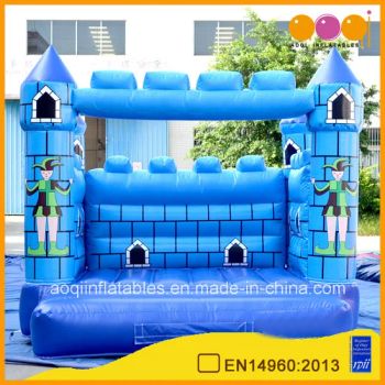 Blue Clown Inflatable Castle Bouncer (AQ514-2) Age 5-14 Size 3*3*2.6m Min,Order 1PC Trademark AOQI Style Playhouse Brand Name - Guangzhou Aoqi Inflatables Co., Ltd. - China