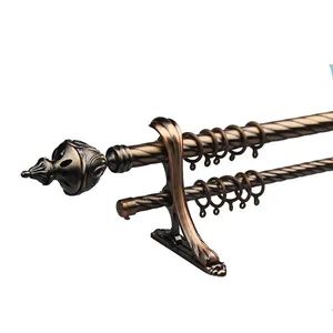 American Style Curtain Rod Double Curtain Black out Rod Origin China Trademark OEM Material Metal Model NO. JC-17 Port: Shanghai, - ZHEJIANG BESTSUPPLIERS IMPORT & EXPORT CO., LTD. - China