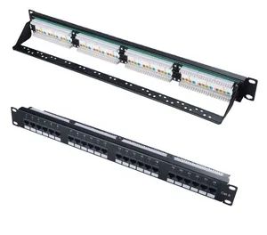 19 Inch 24 Ports Dual IDC UTP Cat5e Patch Panel Type IDF Origin China Trademark OEM Connector RJ45 Usage STP, UTP Color as - Hangzhou Risingsun Cable Co., Ltd. - China