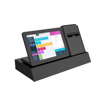Customizable Metal Stand for POS and Payment Tablet PC Kiosk Color White Origin China Material Steel Model NO. TPS-2 Folded - Peacemounts Electronics Co., Ltd. - China