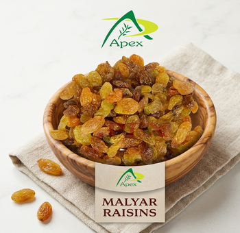 Malayar Raisins, Malayar Raisins bulk supplier from India Texture Soft Color Natural Shelf Life 2 Years Fat 0.5 G Per 100 G - APEX INTERNATIONAL - India