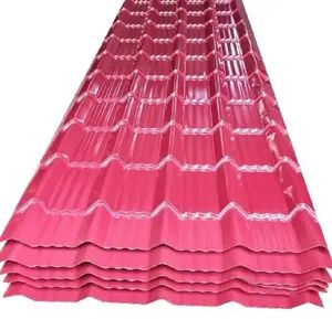 Zinc Corrugated Galvanized PPGI Roofing Color Coated Sheet Prepainted Steel Roof Tile - Tianjin Taihang Iron And Steel Co., Ltd - China