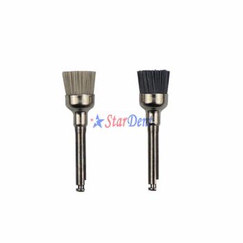 Dental Teeth Polisher Prophy Brush Silicon Carbide or Alumina Material Latch Bowl Flat Polishing Brushes for Contra Angle - Stardent Equipment Co., Limited - China