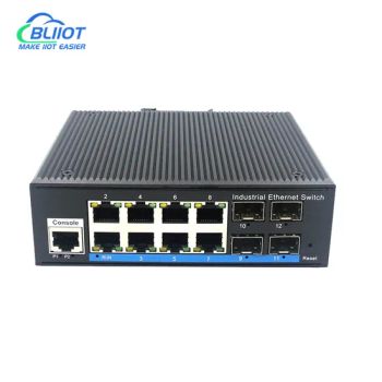 BL169GM SFP Gigabit Industrial Ethernet Switch Managed Web loginLightning strike protection - Shenzhen Beilai Technology Co., Ltd. - China
